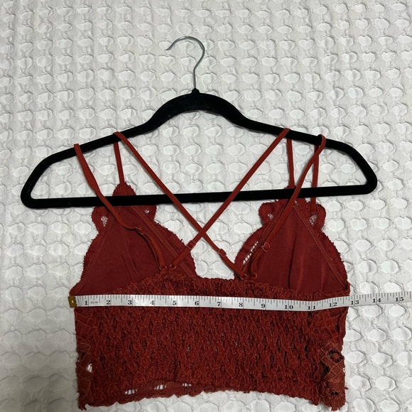 Anemone Terracotta Lace Crochet Cami Tank - Picture 3 of 6